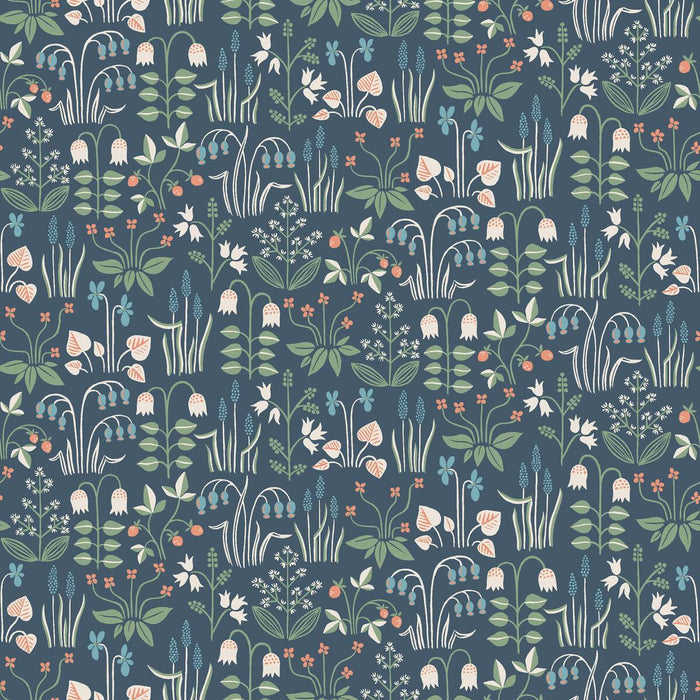 Strawberry Fields Wallpaper - Blue
