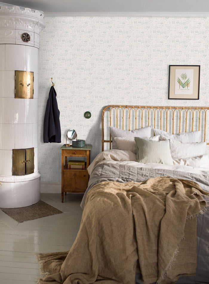 Strawberry Fields Wallpaper - White