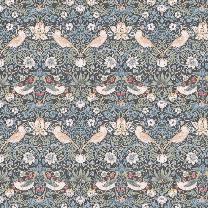 Strawberry Thief Wallpaper - Ink