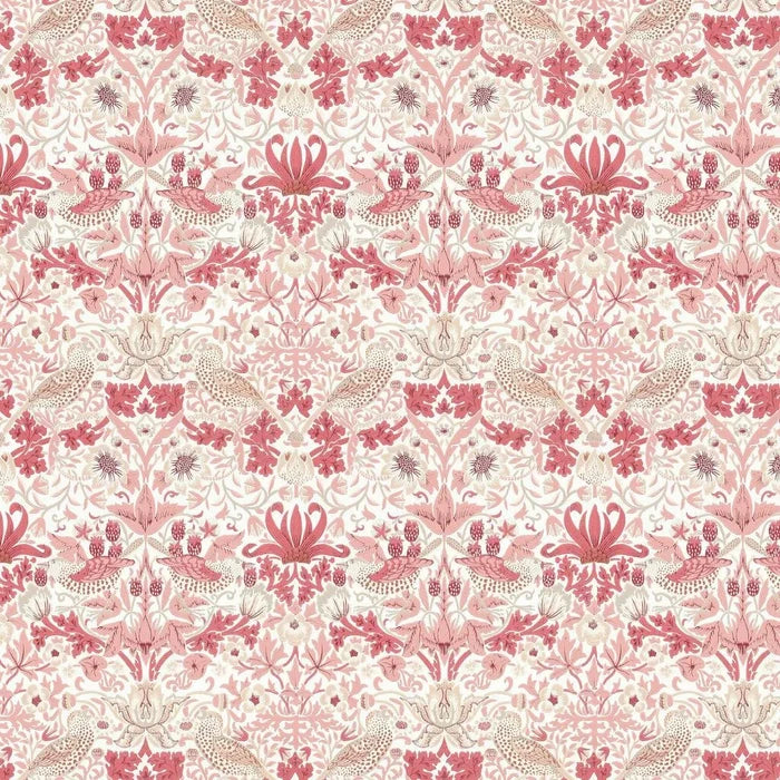 Strawberry Thief Wallpaper - Madder