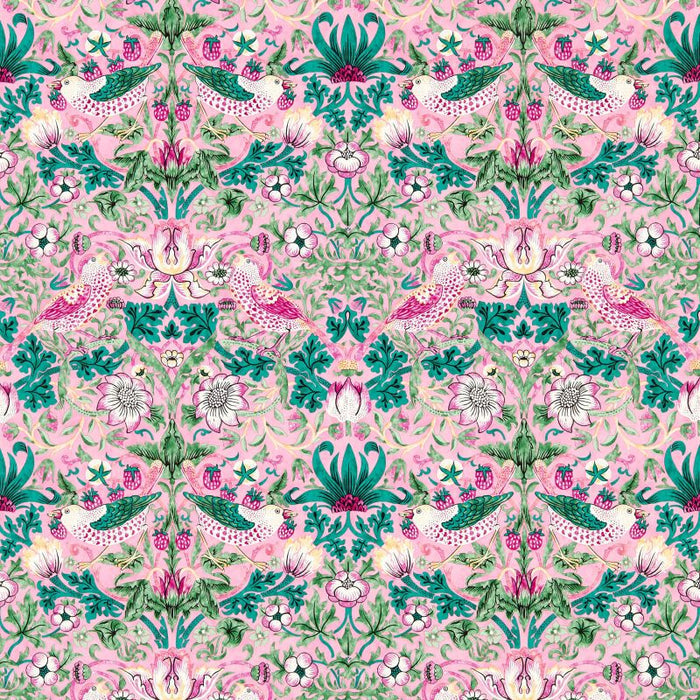 Strawberry Thief Wallpaper - Miami Strip