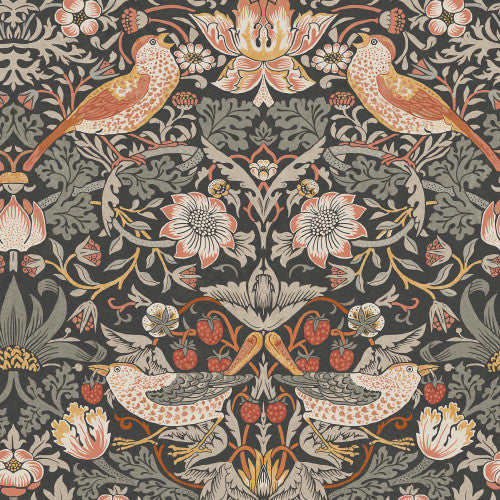 Strawberry Thief Wallpaper - Old Fashioned