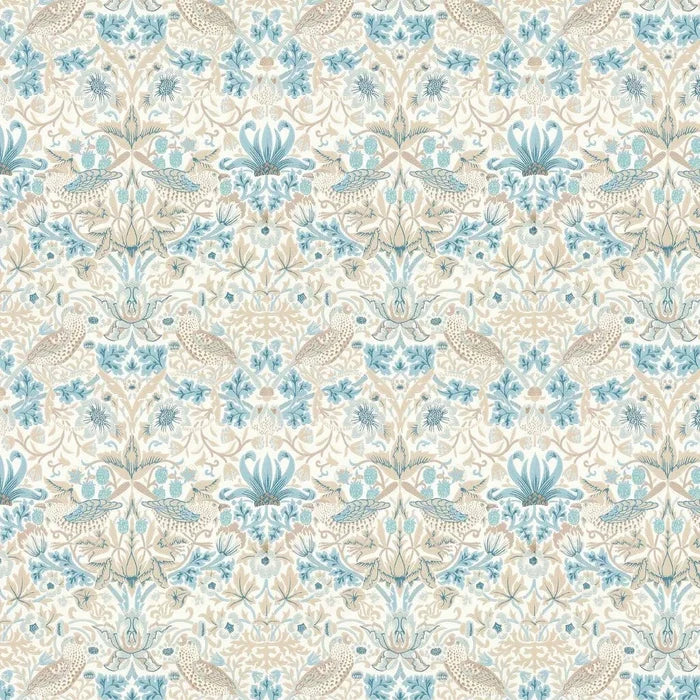 Strawberry Thief Wallpaper - Slate/Vellum