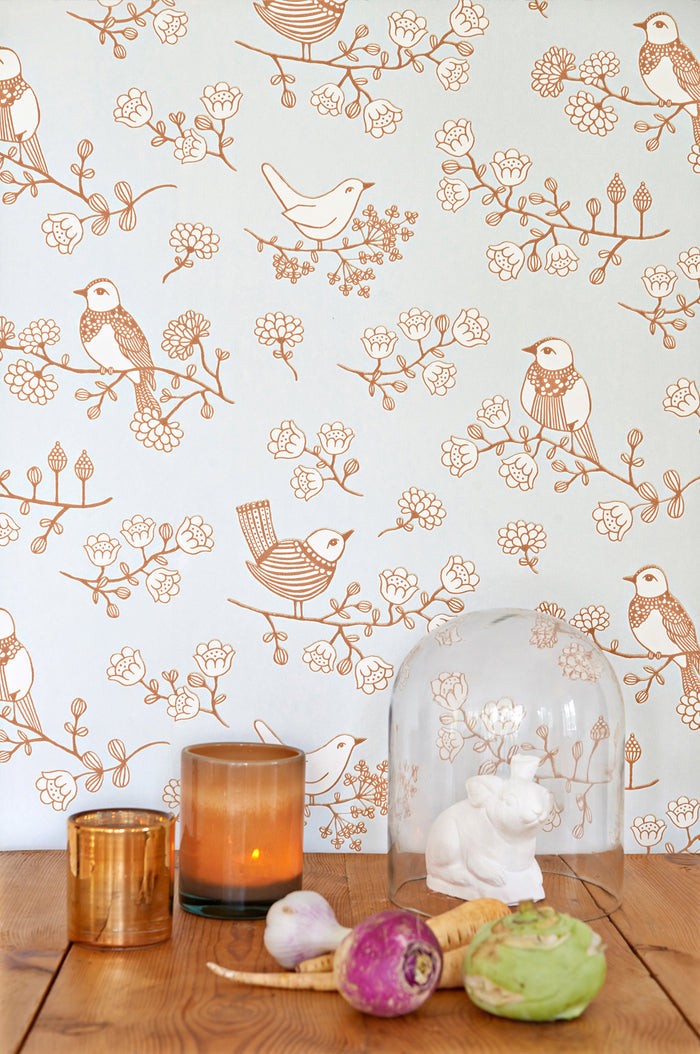 Sugar Tree Wallpaper - Grey
