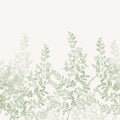 Summer Leaf - Custom Sized Wallpaper Mural (per m2) - Green