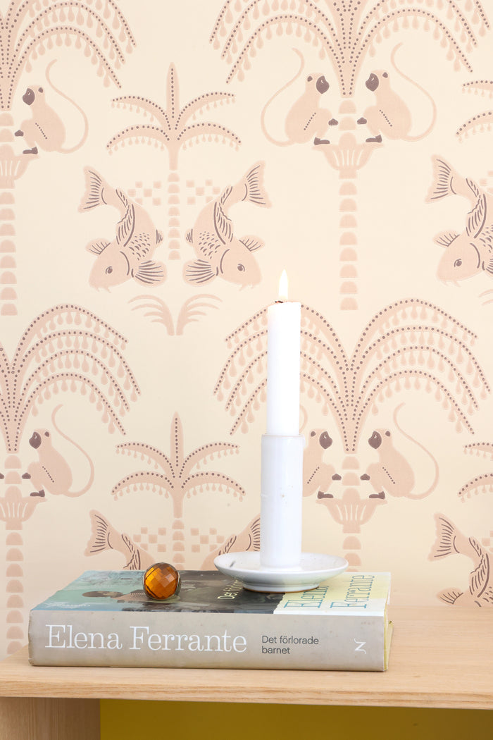 Sunset Gold Wallpaper - Beige Pink