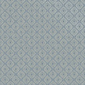 Sunstone wallpaper in Blue, showing a diamond grid of sunburst medallions over a blue background