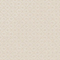 Sunstone wallpaper in Cream, showing a tone-on-tone diamond grid of sunburst medallions