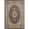 Tabriz 5x8 Brown Area Rug - Adams Furniture