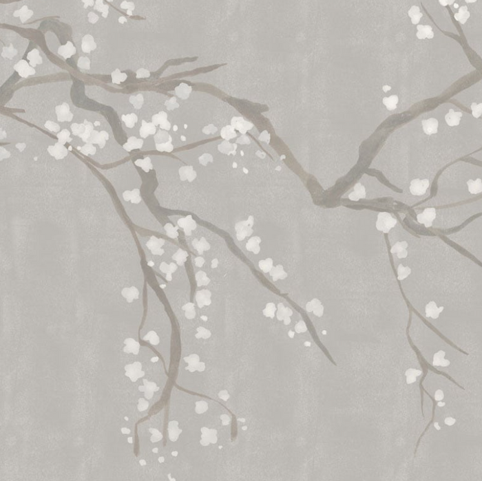 Takeda Cherry Blossom - Custom sized wallpaper mural (per/m2) - Snow