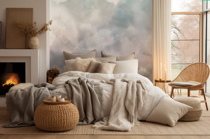 Tempestas - Custom sized wallpaper mural (per/m2) - Light