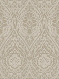 Textured Damask Textured Wallpaper - Beige Brown - Discontinuing