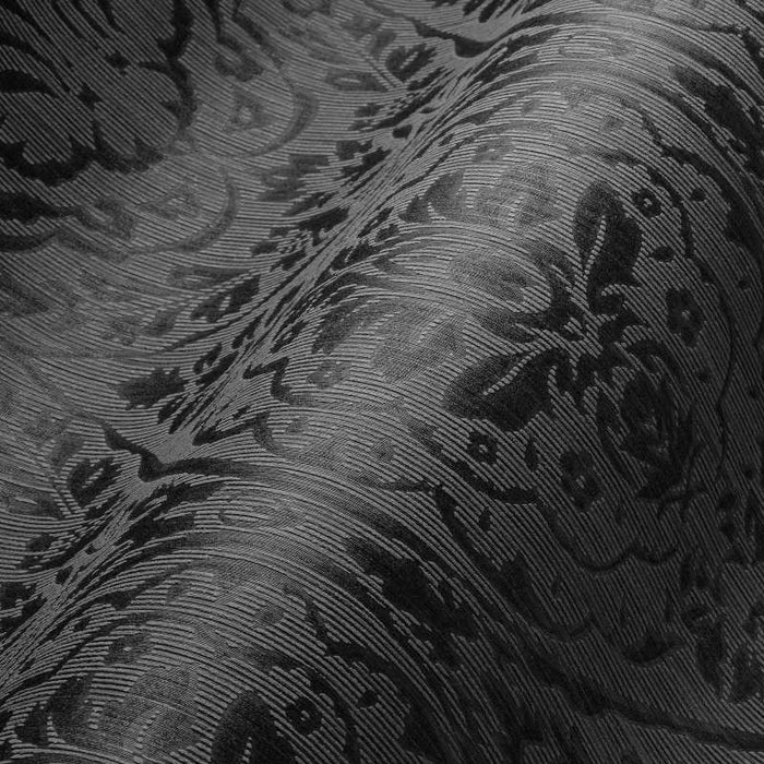 Textured Damask Textured Wallpaper - Brown/Black