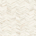 Textured Herringbone Vinyl Wallpaper - Beige Cream
