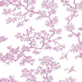 The Cranes - Florence Broadhurst Wallpaper - Magenta