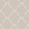 Tied With a Bow Wallpaper - Warm Grey