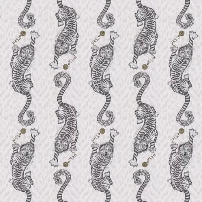 Tigris Wallpaper - Monochrome