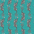 Tigris Wallpaper - Teal