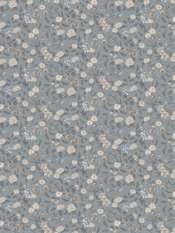 Till Karin Wallpaper - Sandberg - Folklore Blue