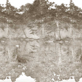 Toile De Jouy - Custom sized wallpaper mural (per/m2) - Chestnut
