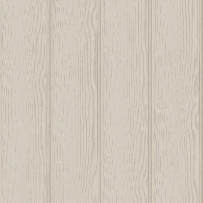 Tongue & Groove – Wood Panel Wallpaper – Beige