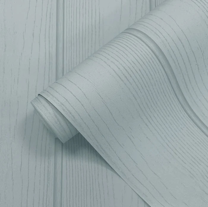 Tongue & Groove – Wood Panel Wallpaper – Blue