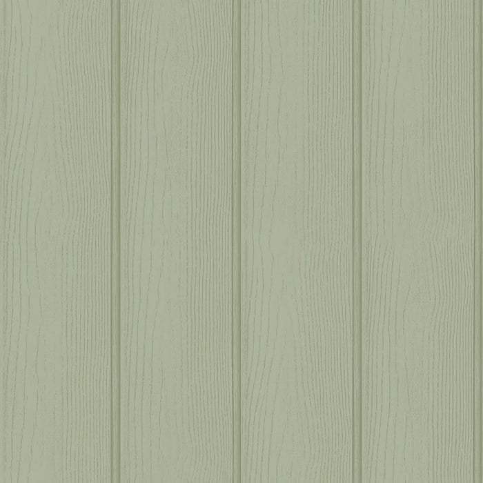 Tongue & Groove – Wood Panel Wallpaper – Sage Green