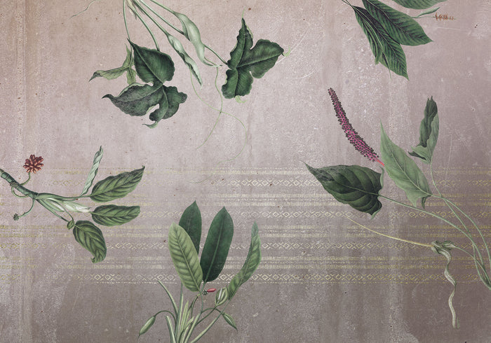 Tropic Concrete - Custom Sized Mural Wallpaper (per m2)