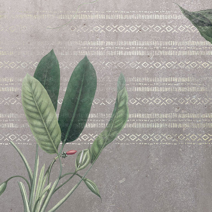 Tropic Concrete - Custom Sized Mural Wallpaper (per m2)