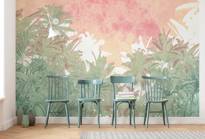 Tropic Horizon - Custom Sized Wallpaper Mural (per m2)