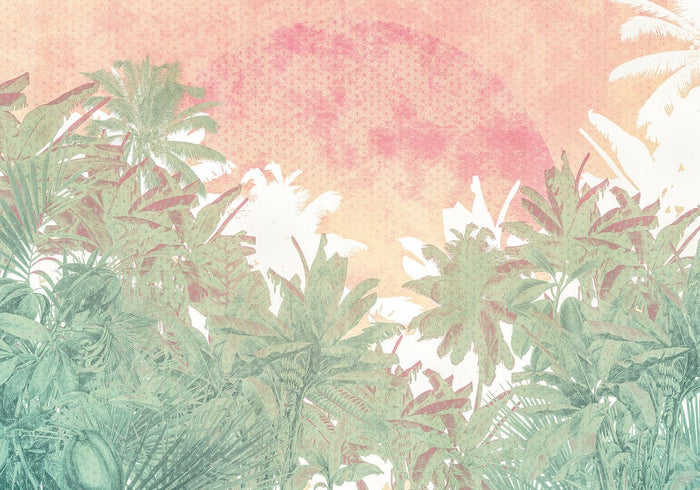 Tropic Horizon - Custom Sized Wallpaper Mural (per m2)