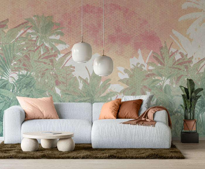 Tropic Horizon - Custom Sized Wallpaper Mural (per m2)