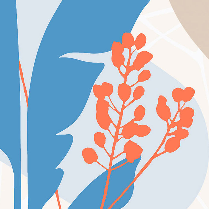 Tropical Shapes - Custom Sized Mural Wallpaper (per m2)