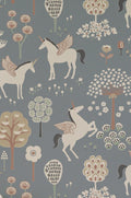 True Unicorns Wallpaper - Evening Blue