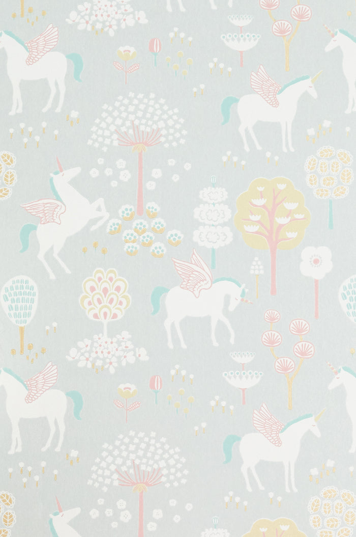 True Unicorns Wallpaper - Grey