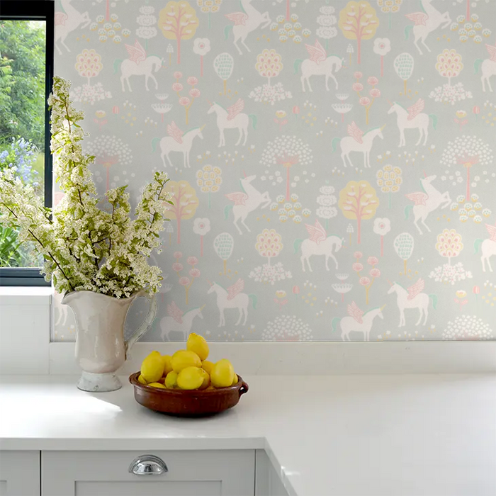 True Unicorns Wallpaper - Grey