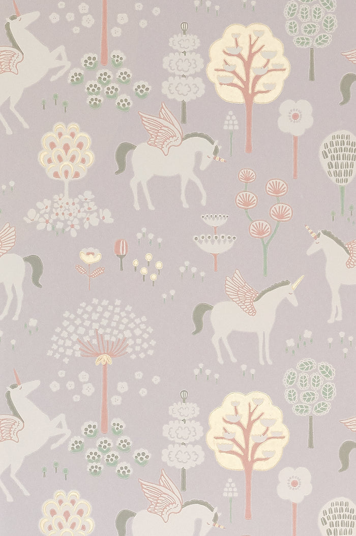 True Unicorns Wallpaper - Lilac