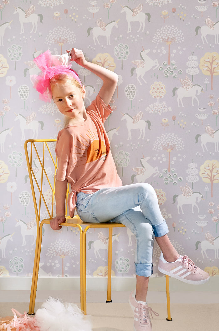 True Unicorns Wallpaper - Lilac