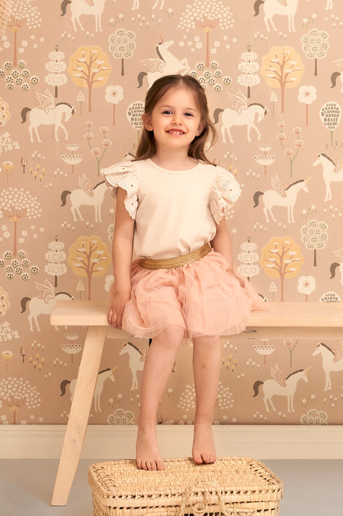 True Unicorns Wallpaper - Old Pink
