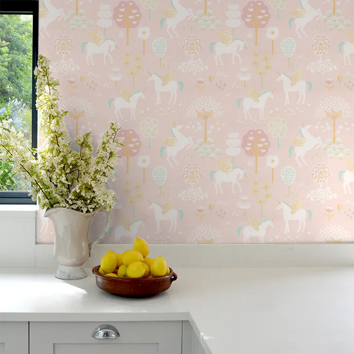 True Unicorns Wallpaper - Pink