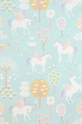 True Unicorns Wallpaper - Turquoise