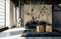 Twigs 1 - Beige - Custom Sized Wallpaper Mural (per m2)