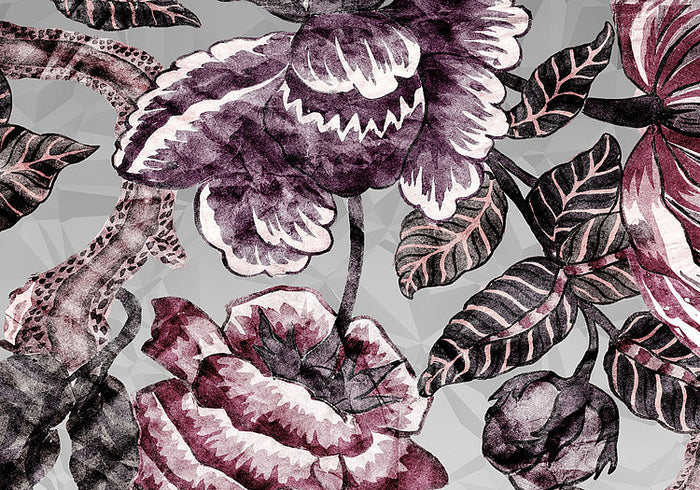 Twilight Bloom - Custom Sized Wallpaper Mural (per m2)