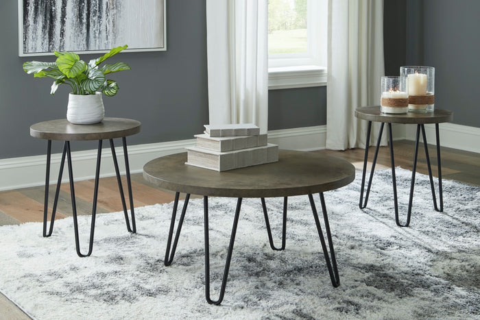 Two Tone 3-Piece Occasional Table Set - Adams Furniture