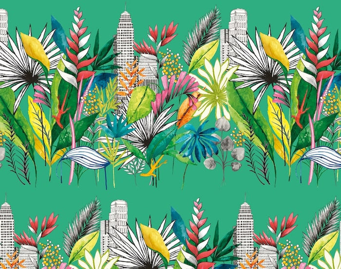 Urban Tropic Wallpaper - Emerald