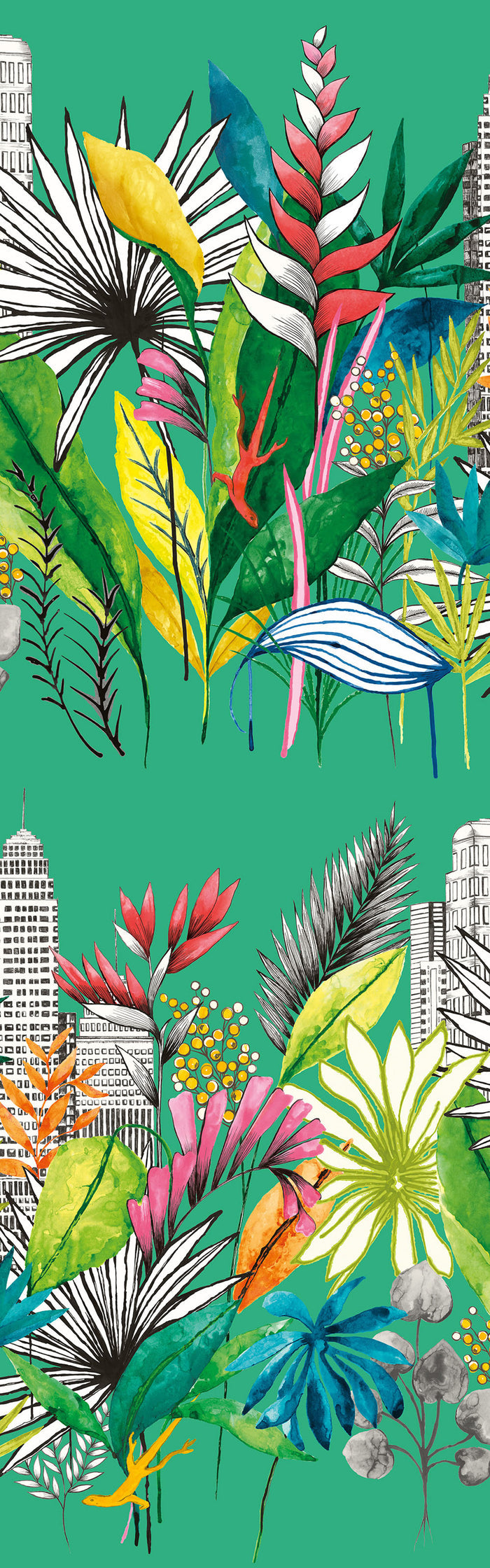 Urban Tropic Wallpaper - Emerald