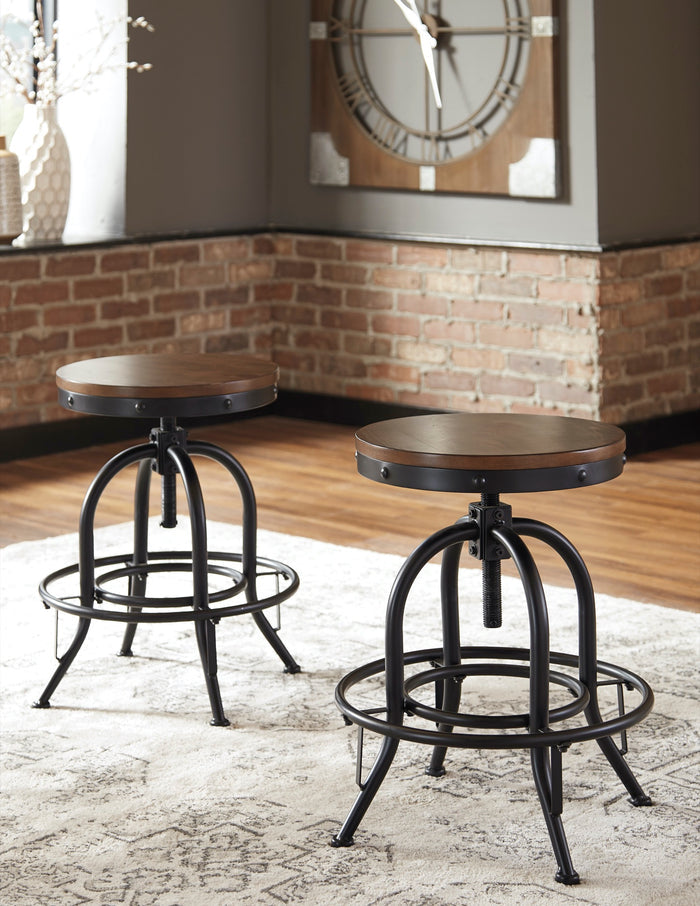 Valebeck Counter Height Bar Stool (Set of 2) - Adams Furniture