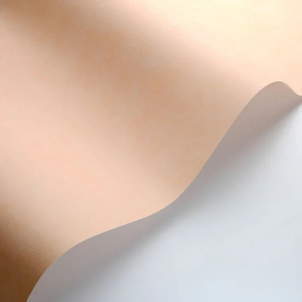 VALLAURIS Plain Wallpaper - Apricot
