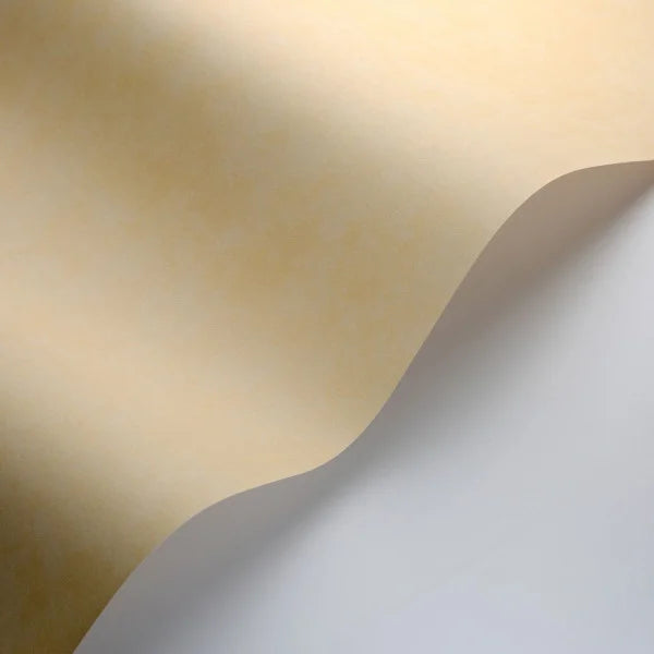 VALLAURIS Plain Wallpaper - Jaune Citronnade
