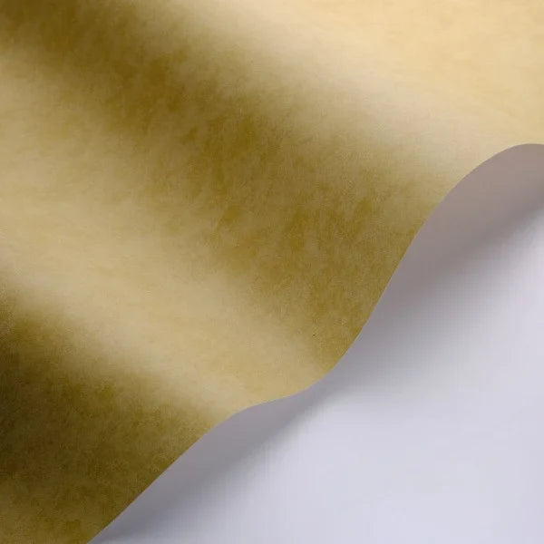 VALLAURIS Plain Wallpaper - Olive